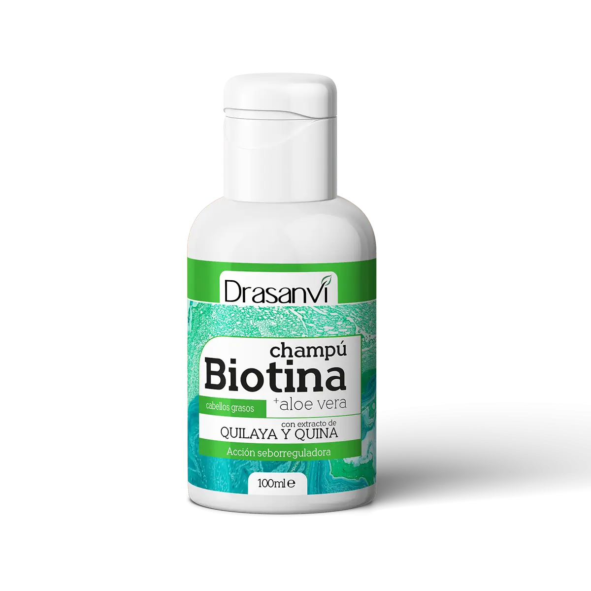 Drasanvi Biotina Shampoo And Aloe Vera Oily Hair Bottle, 100 ml