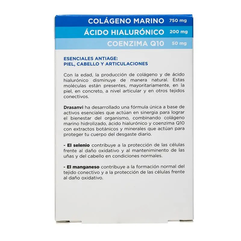 Drasanvi Hair, Skin & Nails Collmar Antiage Essentials, 60 comprimés