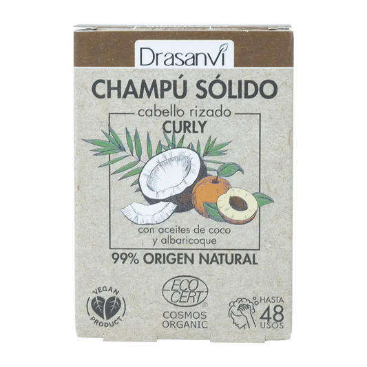 Drasanvi Solid Shampoo for Curly Hair Ecocert , 80 g