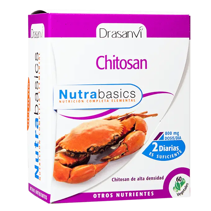 Drasanvi Chitosan 60 Capsules Nutrabasicos, 60 capsules