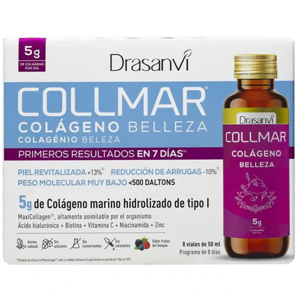 Drasanvi Collmar Collagen Beauty Drinkable Forest Fruits, 8 X 50Ml Vials