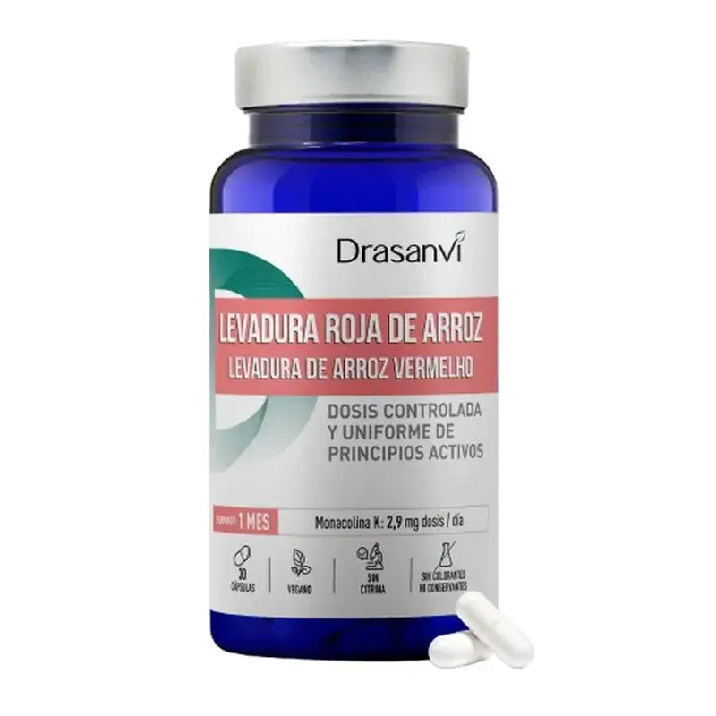 Drasanvi Red Yeast Rice (2,9Mg Monacolin K 30 Capsules