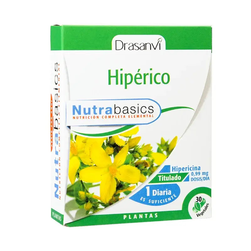 Drasanvi Hyperic 30 Capsules Nutrabasicos Drasanvi Bouteille