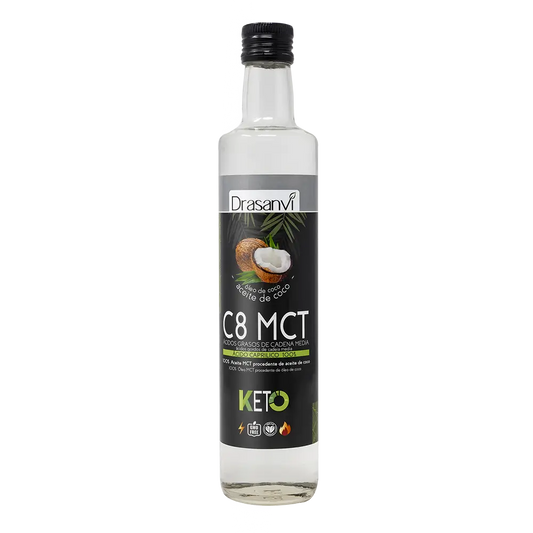 Drasanvi Keto Keto Oil Mct C8 Pure Coconut 100% , 500 ml