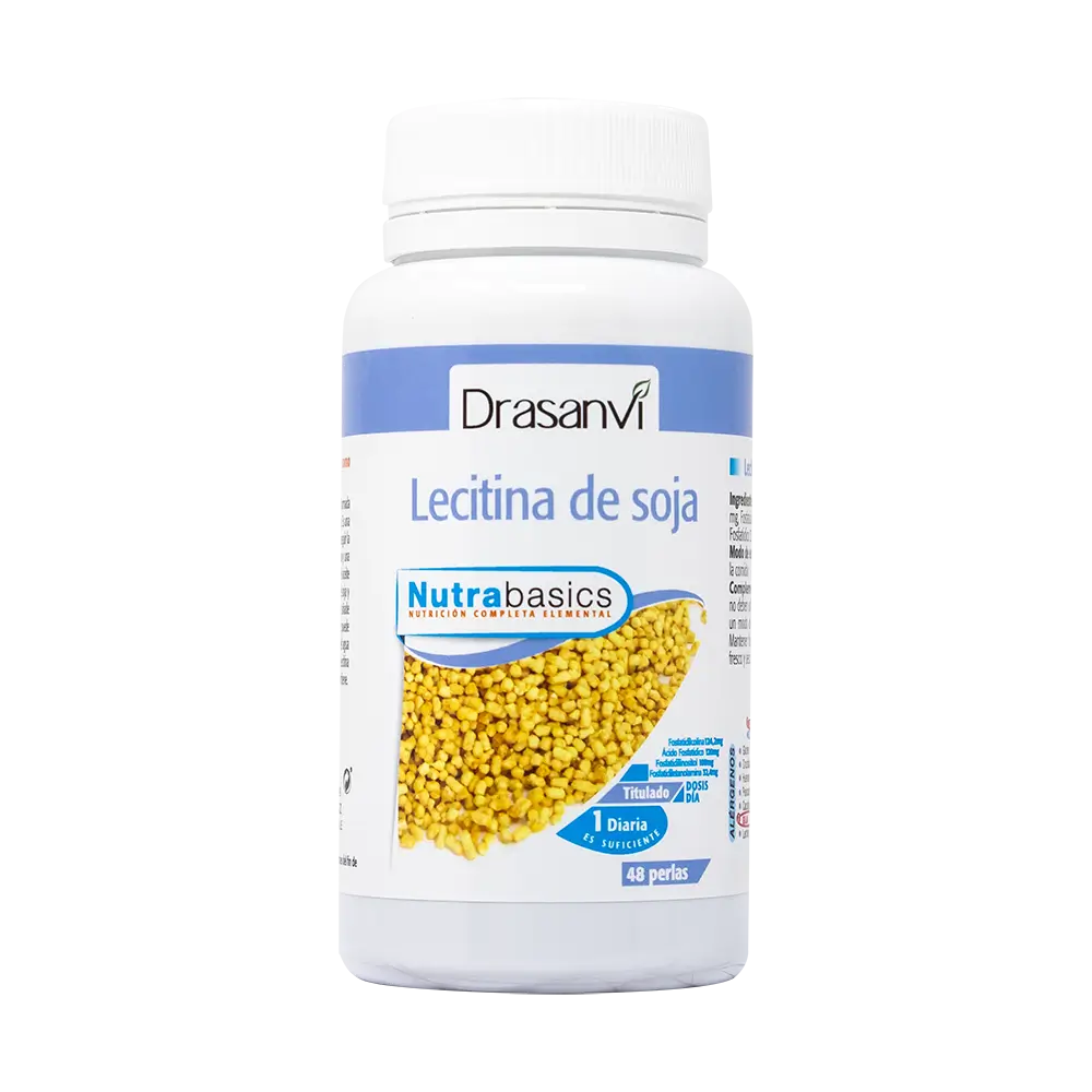 Drasanvi Soya Lecithin 1200Mg Nutrabasic Canister , 48 pearls