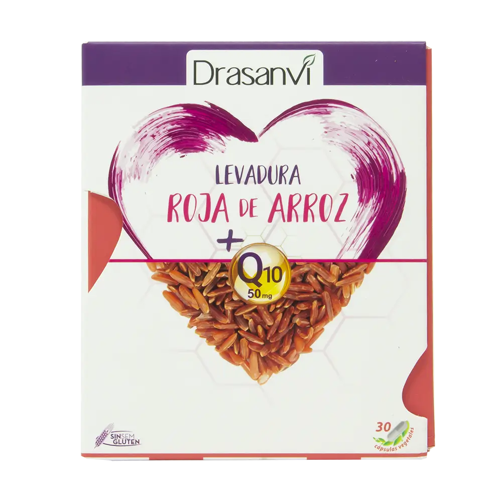 Drasanvi Yeast Red Rice (2,9 Mg Monacolin K) Coenzyme Q10 , 30 capsules