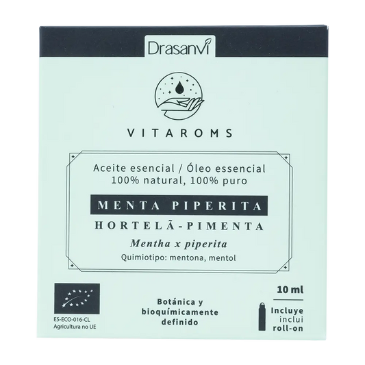 Drasanvi Vitaroms Essential Oil Peppermint Bio , 10 ml