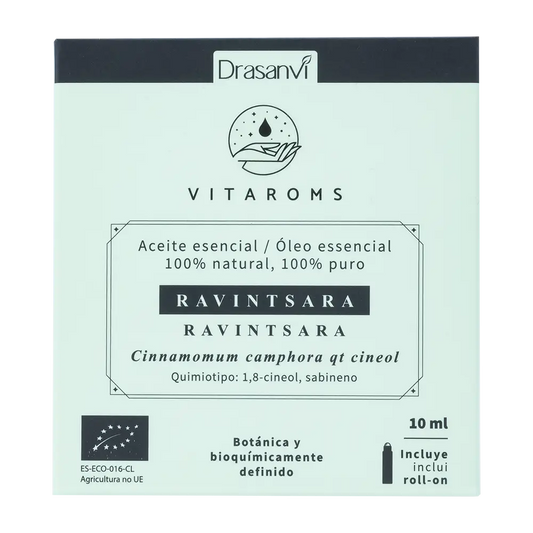 Drasanvi Vitaroms Ravintsara Bio Essential Oil, 10 ml