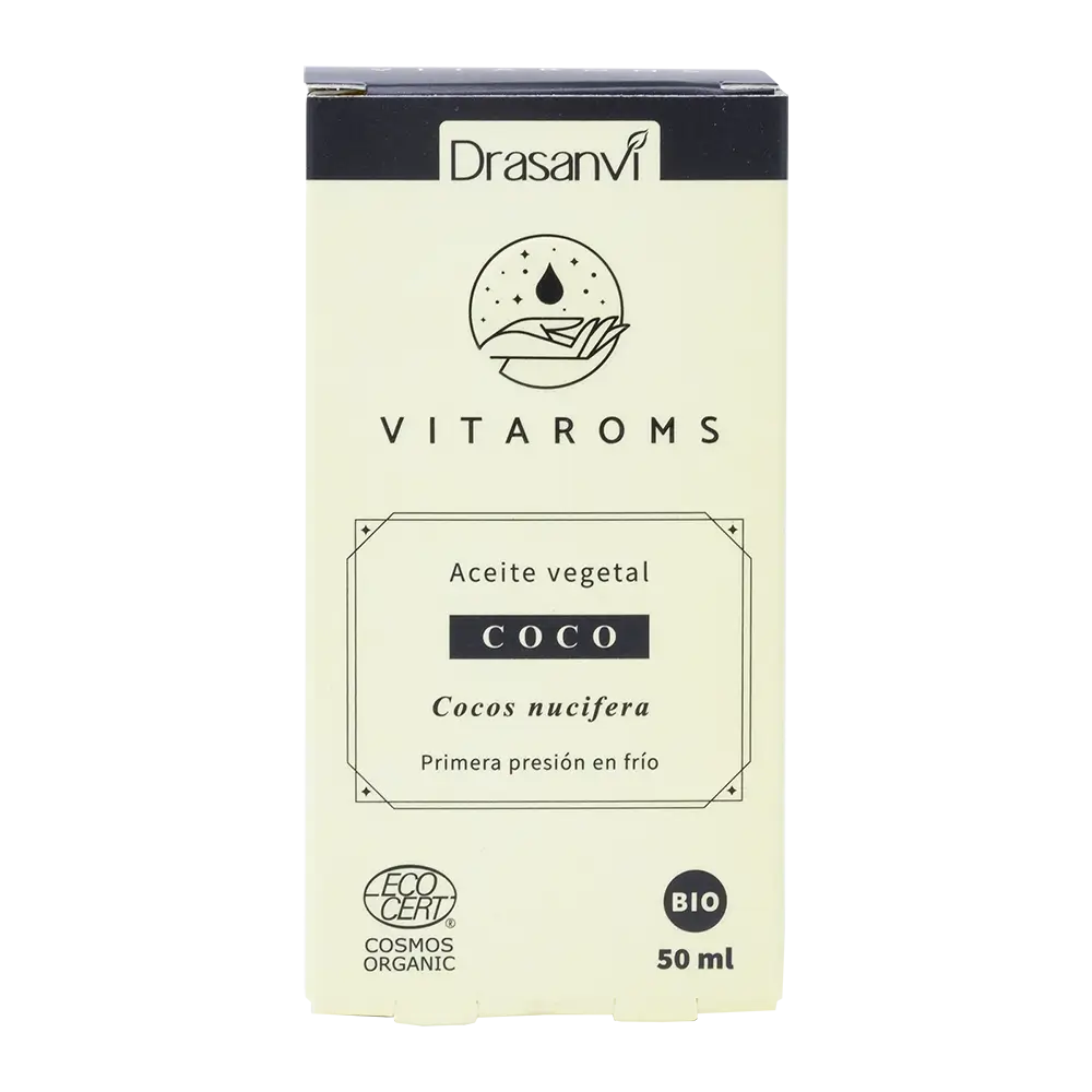 Drasanvi Vitaroms Coconut Vegetable Oil Bio Ecocert , 50 ml