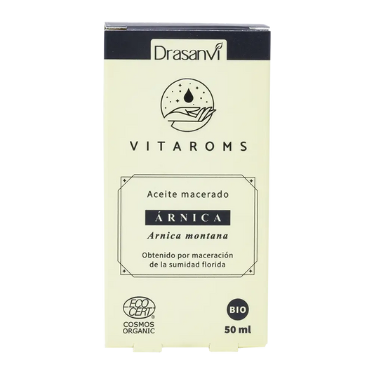 Drasanvi Vitaroms Arnica Macerated Vegetable Oil Bio Ecocert , 50 ml
