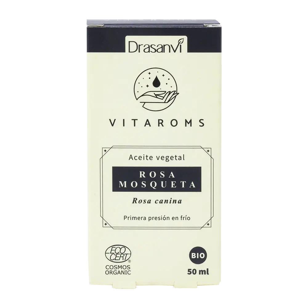 Drasanvi Vitaroms Rose Hip Vegetable Oil (First Cold Press) Ecocert , 50 ml