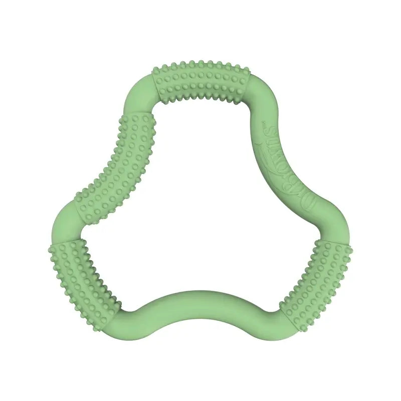 Jouet de dentition en forme de A vert Dr.