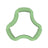 Jouet de dentition en forme de A vert Dr.