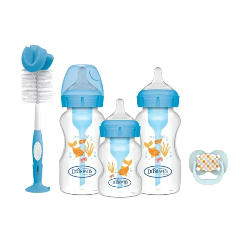 Dr.Brown's Blue Wide Mouth Options+ Gift Pack