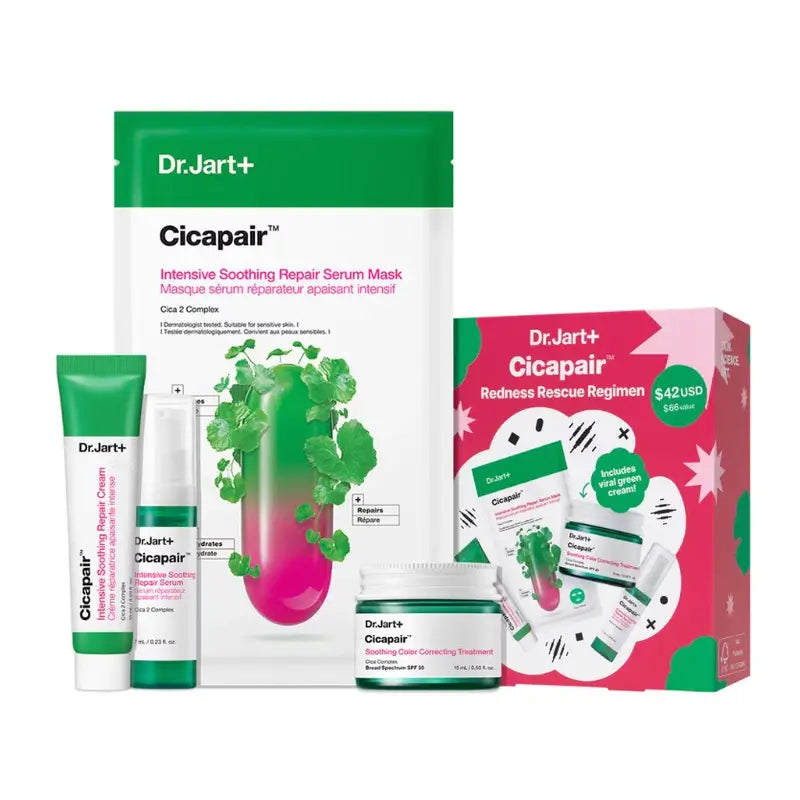 Kit de sauvetage pour peaux rougies Dr.Jart+ avec Centella asiatica