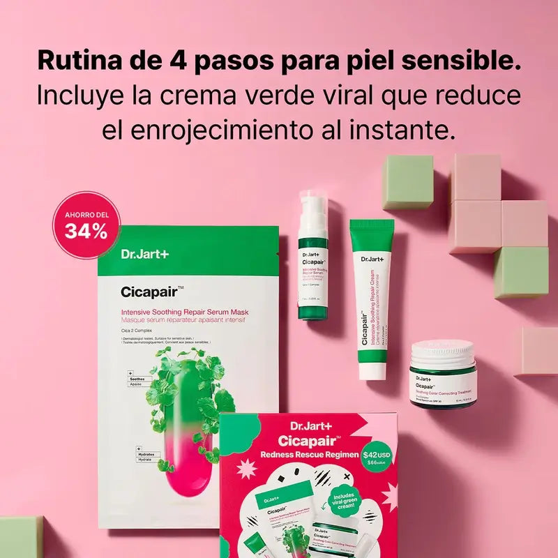Kit de sauvetage pour peaux rougies Dr.Jart+ avec Centella asiatica