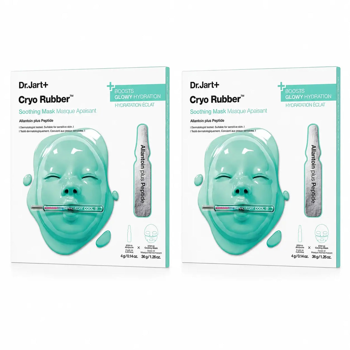 Jart+ Cryo Rubber Soothing Mask, pack 2