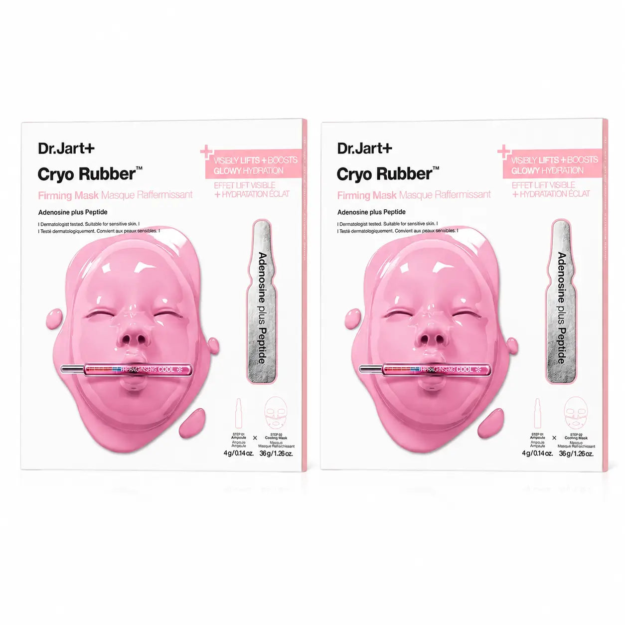 Jart+ Cryo Rubber Firming Mask, pack 2