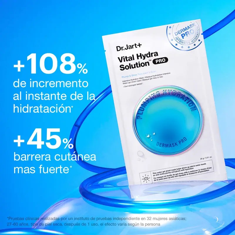 Jart+ Dermask Vital Hydra Solution Pro Masque hydratant pour le visage, 26g