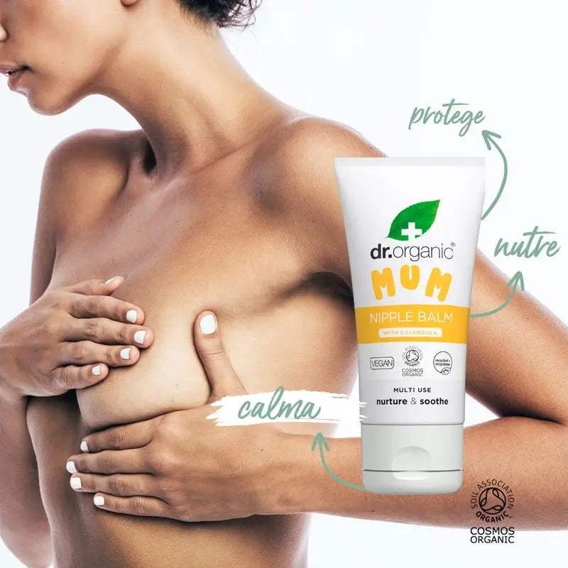 Baume pour mamelons Dr. Organic protecteur, nourrissant, apaisant, 30 ml