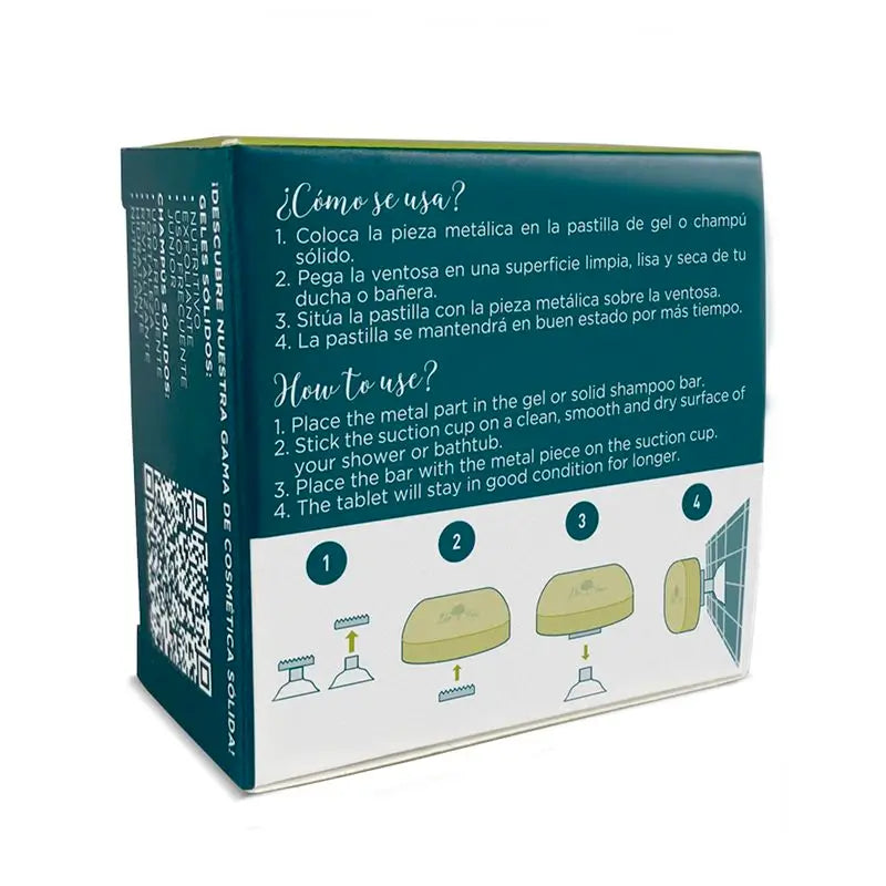 Porte shampoing gel solide Dr.Tree Magnet Solids Holder