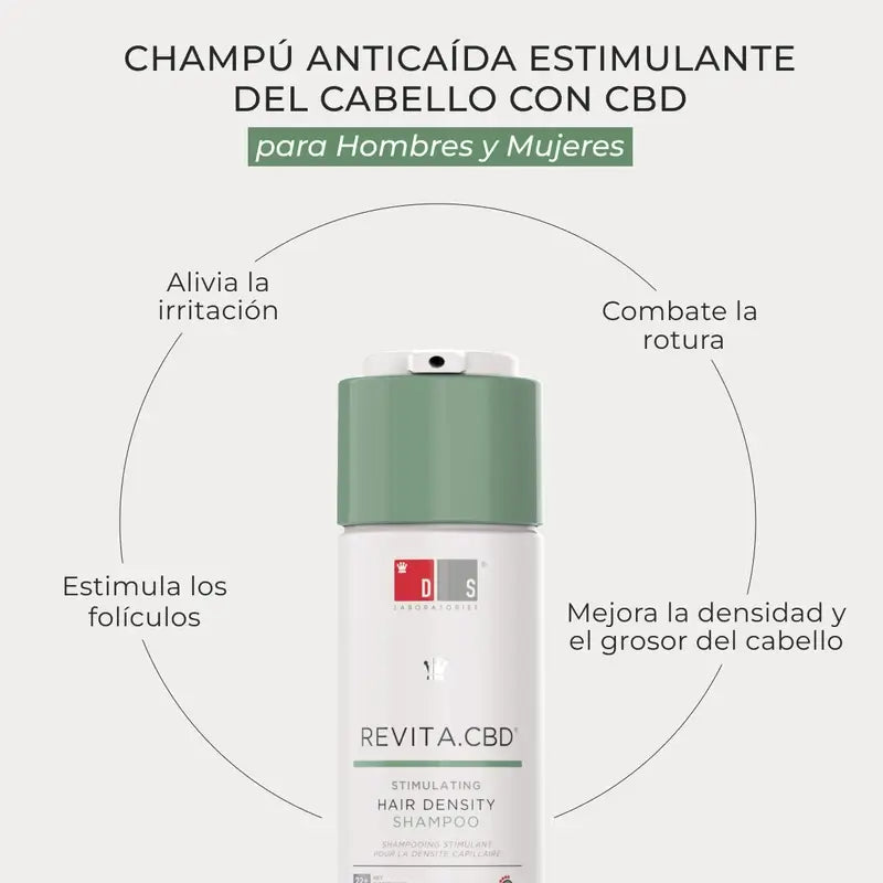 Ds Laboratories Revita Cbd Antioxidant & Stimulating Anti-Hair Loss Shampoo, 205 ml
