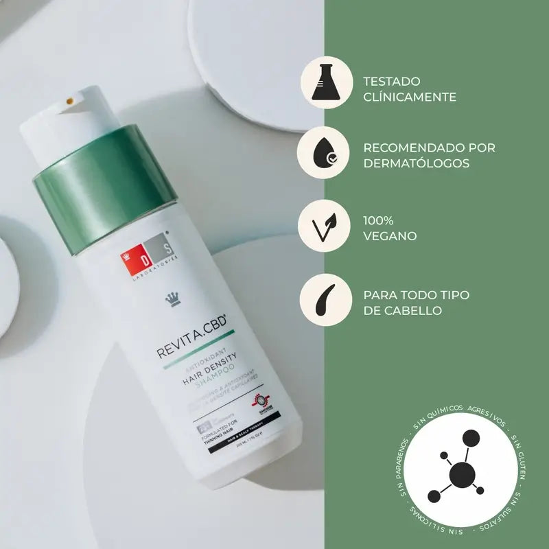 Ds Laboratories Revita Cbd Antioxidant & Stimulating Anti-Hair Loss Shampoo, 205 ml
