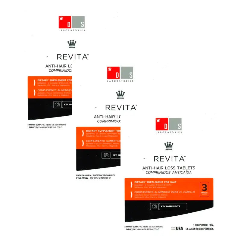 Ds Laboratories Revita Anti-Hair Loss Tablets, Pack 3 x 90 units