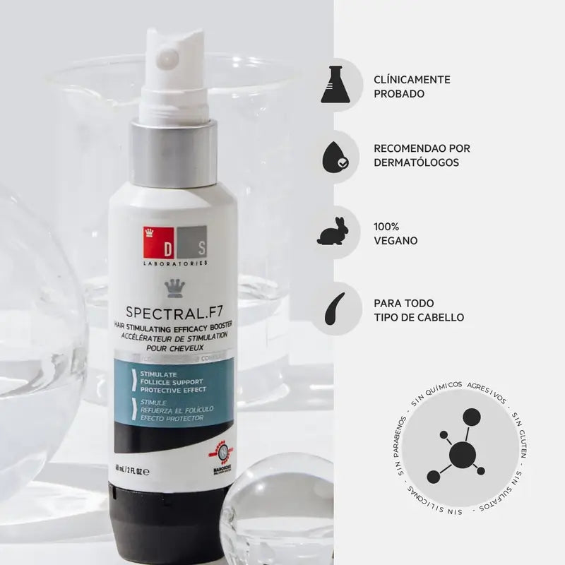 Ds Laboratoires Spectral Lotion F7 Astressin-B Traitement de l'alopécie de stress, 60 ml