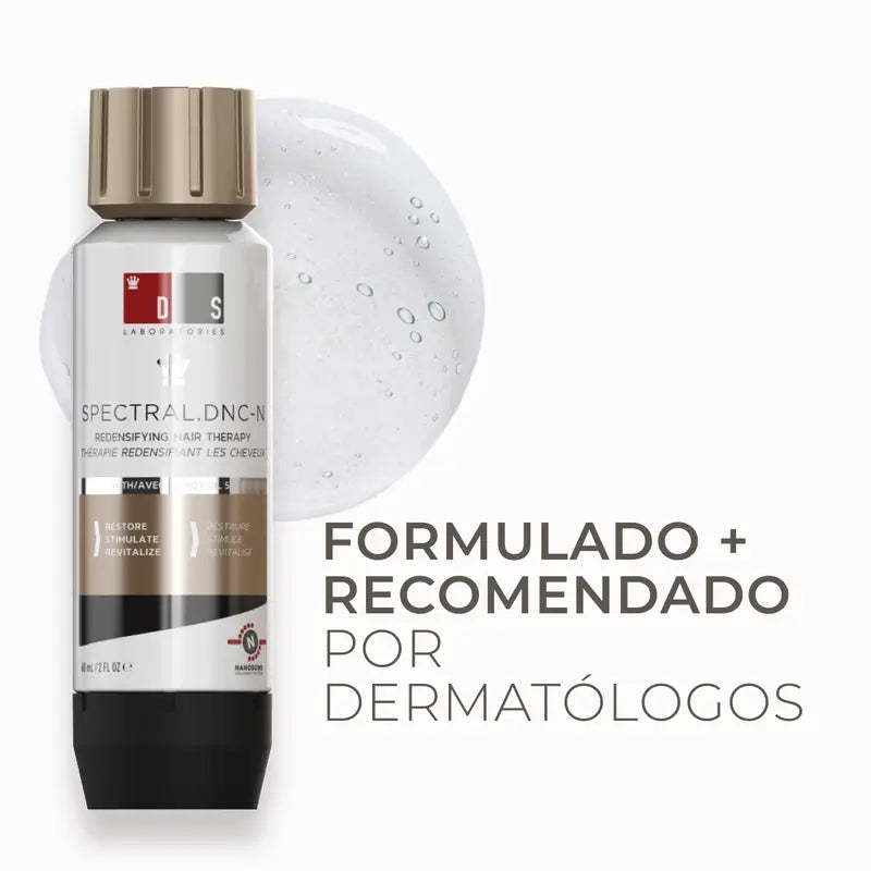 Ds Laboratories Spectral Lotion Spectral Dnc-N 5% Nanoxidil® Traitement de la chute des cheveux, 60 ml