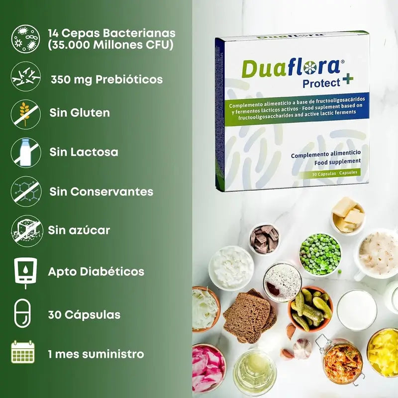 Duaflora Protect Probiotiques 30 gélules