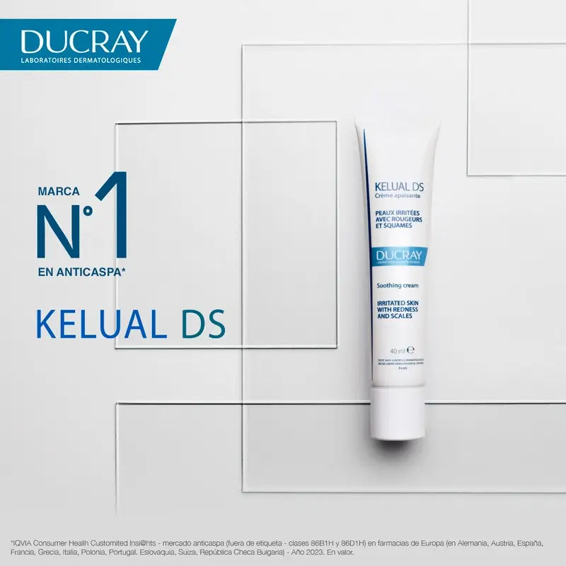 Ducray Kelual Ds Crème apaisante pour le visage, 40 ml