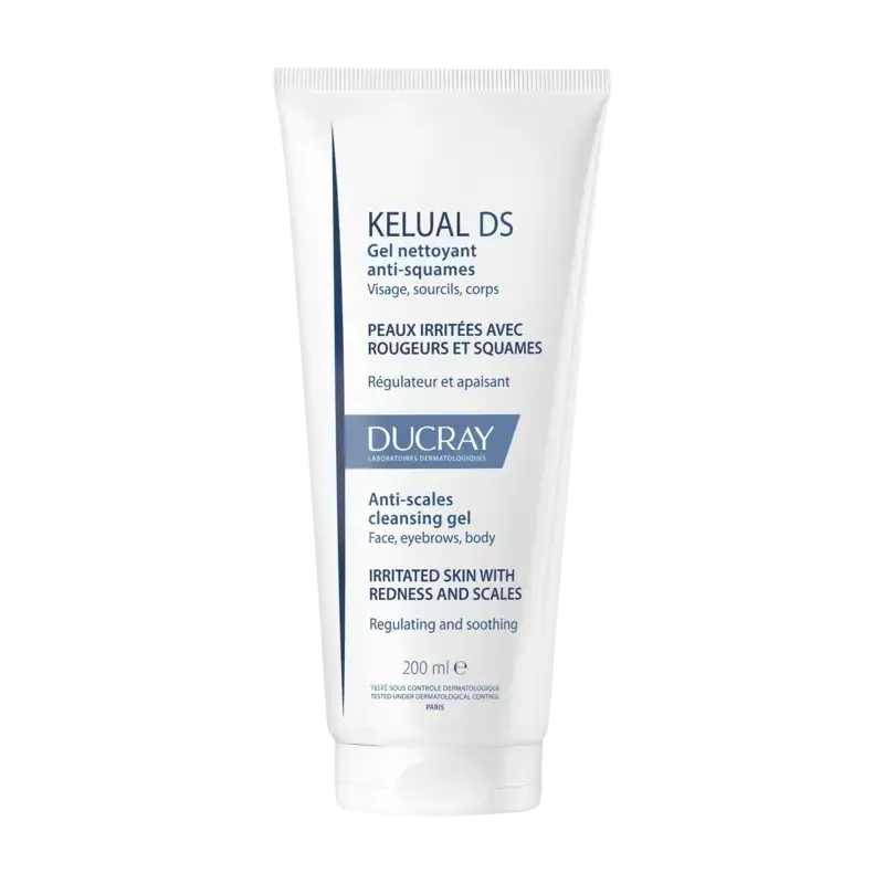 Ducray Kelual Ds Facial Cleansing Gel, 200 ml