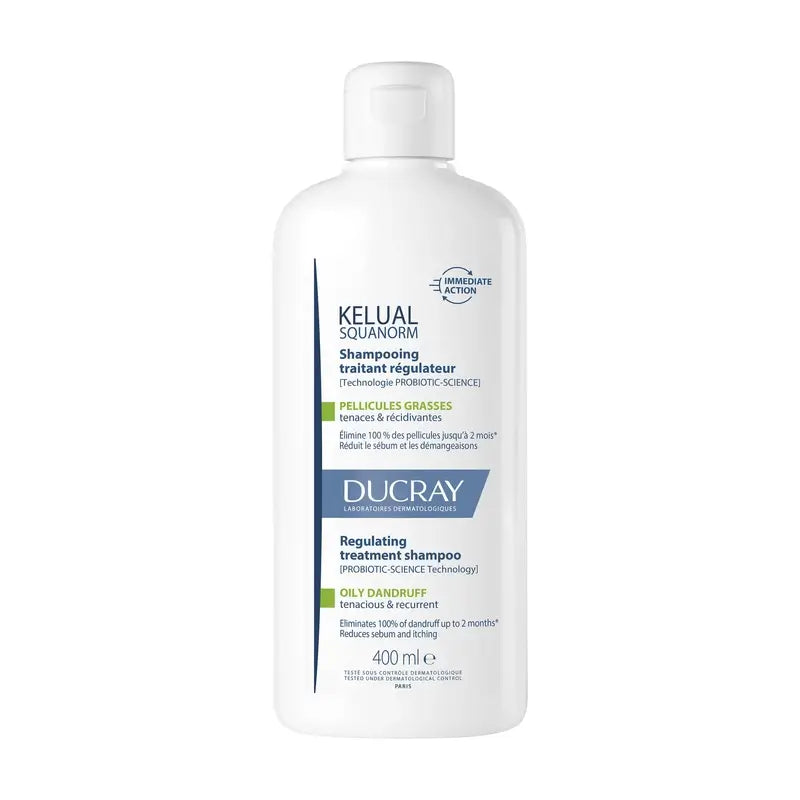 Ducray Kelual Squanorm Oily Dandruff Shampoo 400Ml
