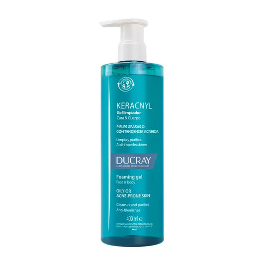 Ducray Keracnyl Cleansing Gel 400 ml