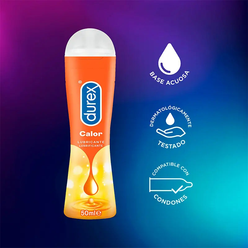 Durex Pack Lubrifiant à effet chaud + Lubrifiant à effet froid + Anneau vibrant Diablillo