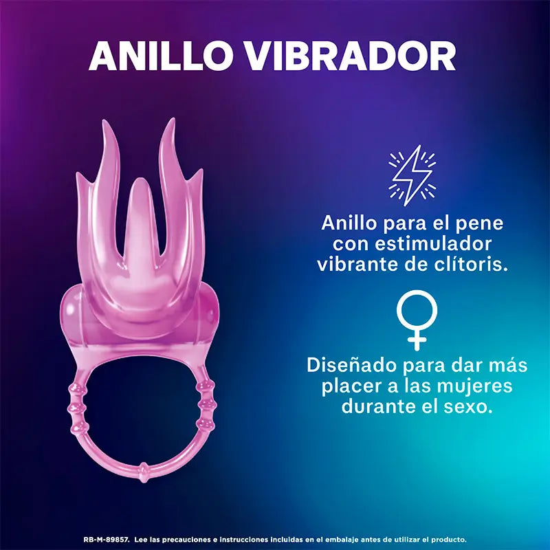 Durex Pack Lubrifiant Saveur Fraise + Anneau Vibrant Intense Orgasmic