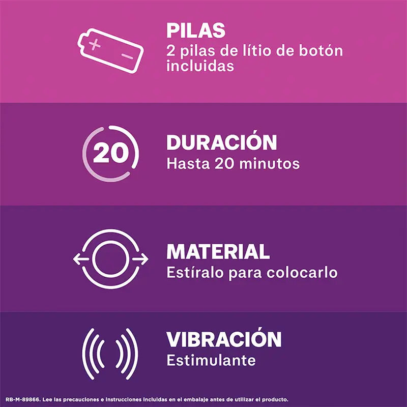 Durex Sex Toy Anneau Vibrant Vibrations Orgasmiques Intenses Stimulateur Clitoris