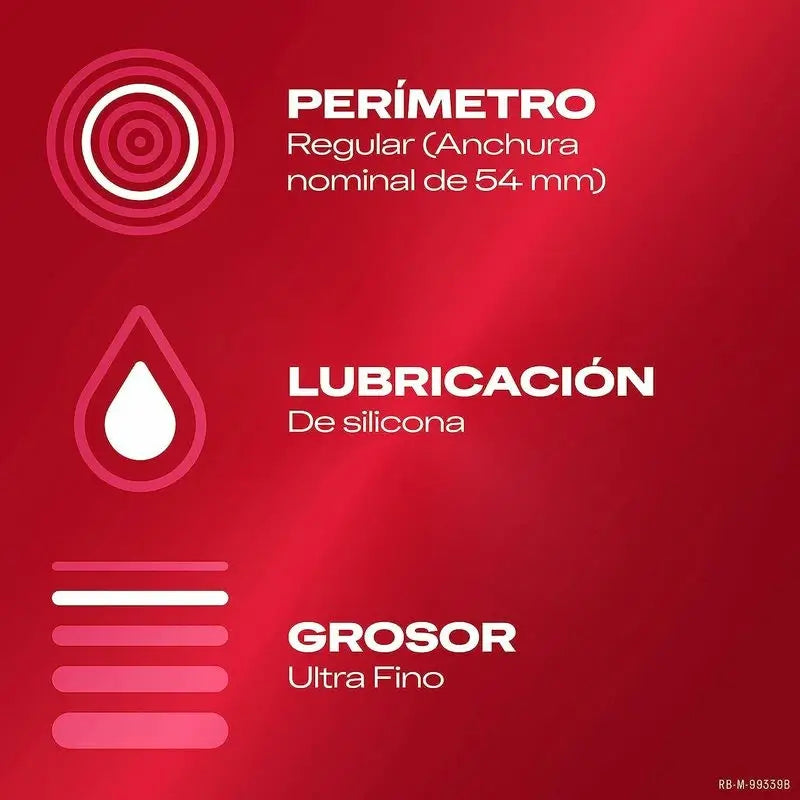 Préservatifs Durex Super Thin Total Contact 12 unités