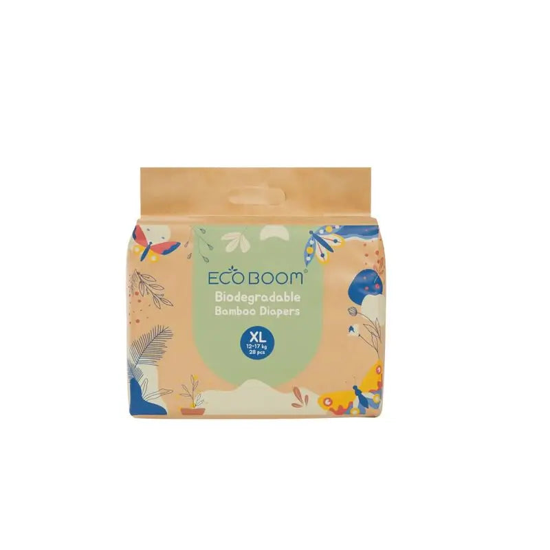 Eco Boom Bamboo Nappy Joy Xl 5, 28 pcs.