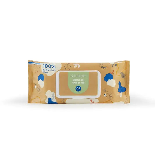 Eco Boom Bamboo Wet Wipes, 60 pcs.