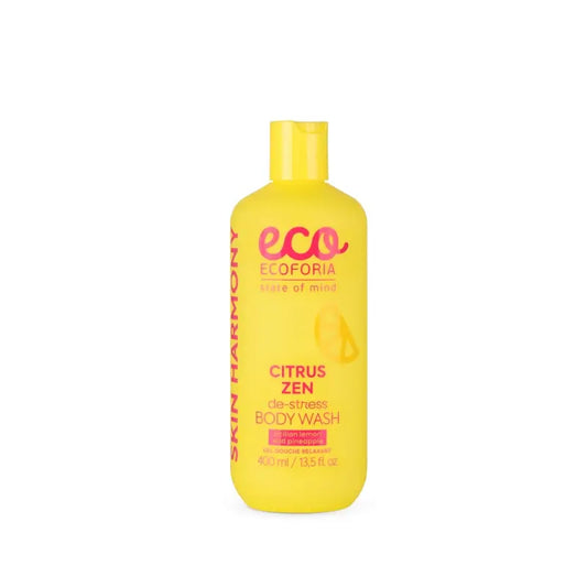 Ecoforia, gel douche anti-stress au citron et à l'ananas, 400 ml