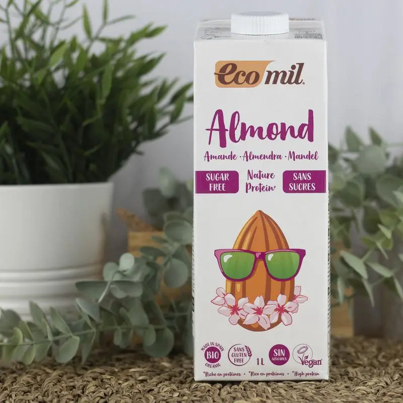 Ecomil Amande Nature Protéine, 1 litre