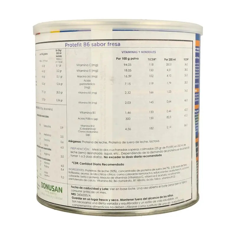 Eder Health Nutrition Wheyfit Arôme Fraise 750Gr.