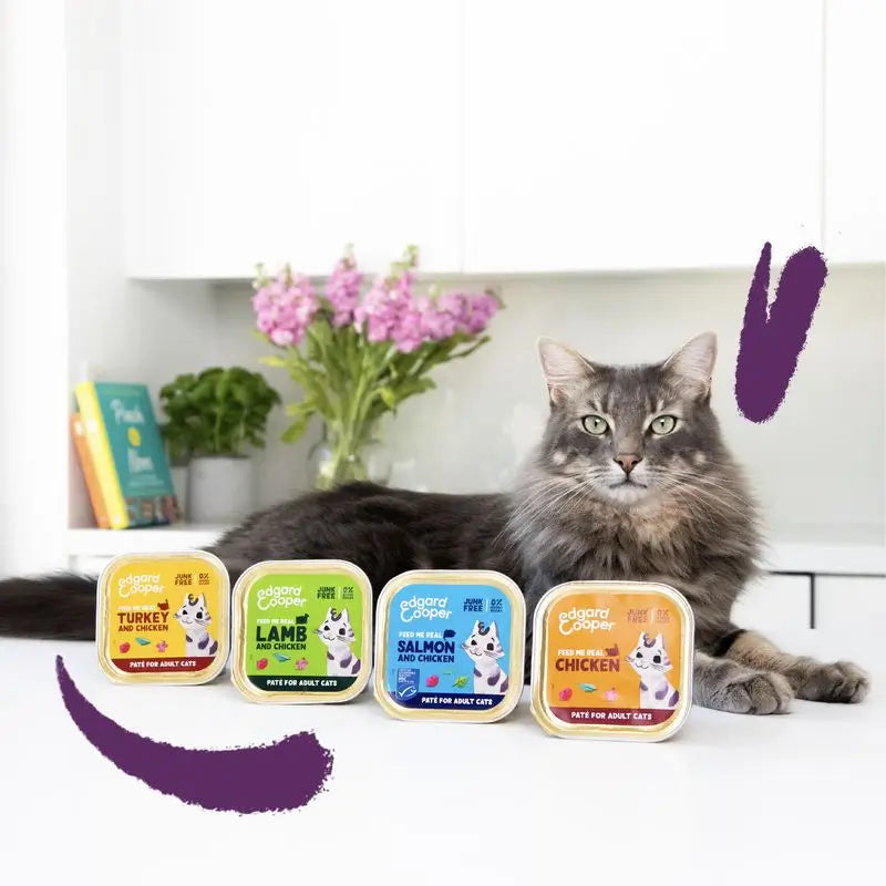 Edgard & Cooper Adult Wet Cat Food 16x85g Lamb