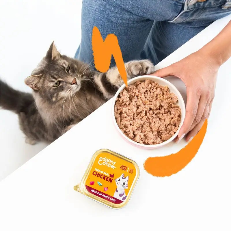 Edgard & Cooper Adult Wet Cat Food 16x85g Free Range Chicken (poulet d'élevage en liberté)