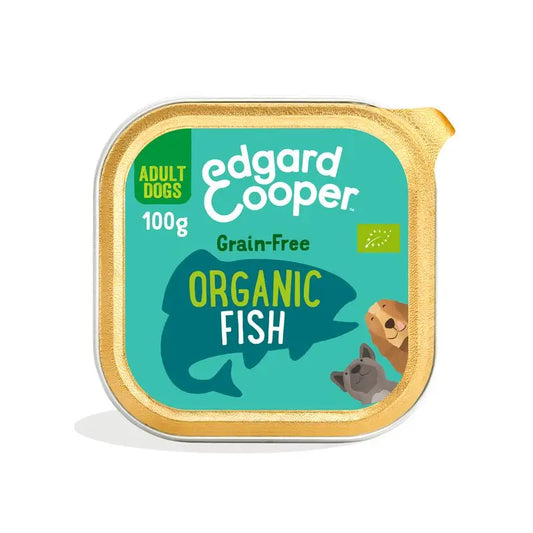 Edgard & Cooper Wet Dog Food 17x100g Organic Fish