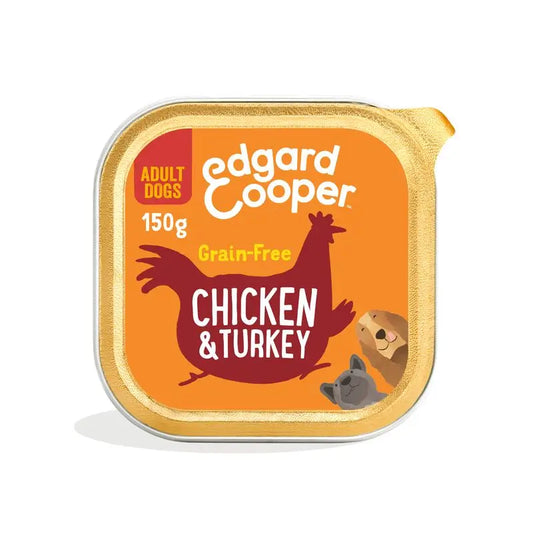 Edgard & Cooper Wet Dog Food 11x150g Chicken & Turkey