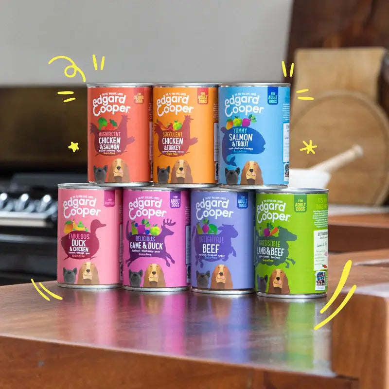 Edgard & Cooper nourriture humide pour chien 6x400g Animaux gibier et canard