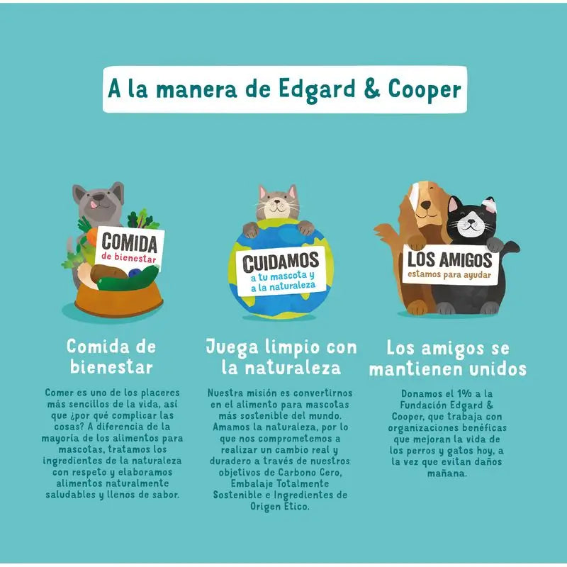 Edgard & Cooper nourriture humide pour chien 6x400g saumon